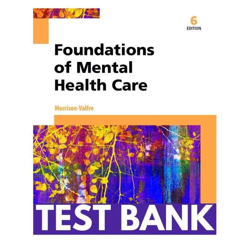 Foundations Of Mental Health Care 6th Edition By Morrison-Valfre