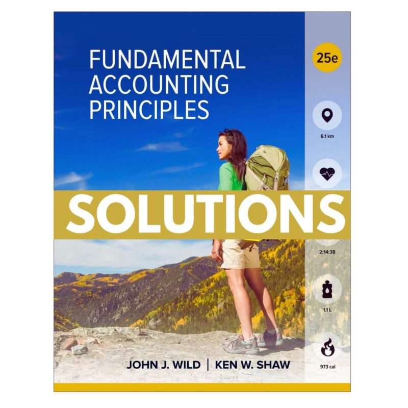 Solutions Manual for Fundamental Accounting Principles 25th