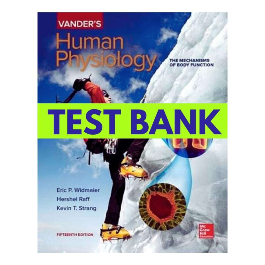 Test Bank for Human Physiology 15th Edition