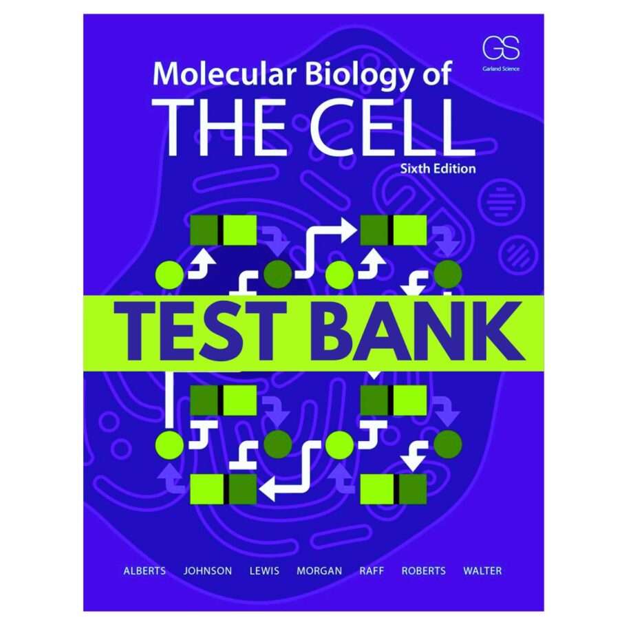 Test Bank for Molecular Biology of the Cell 6th Edition by Alberts