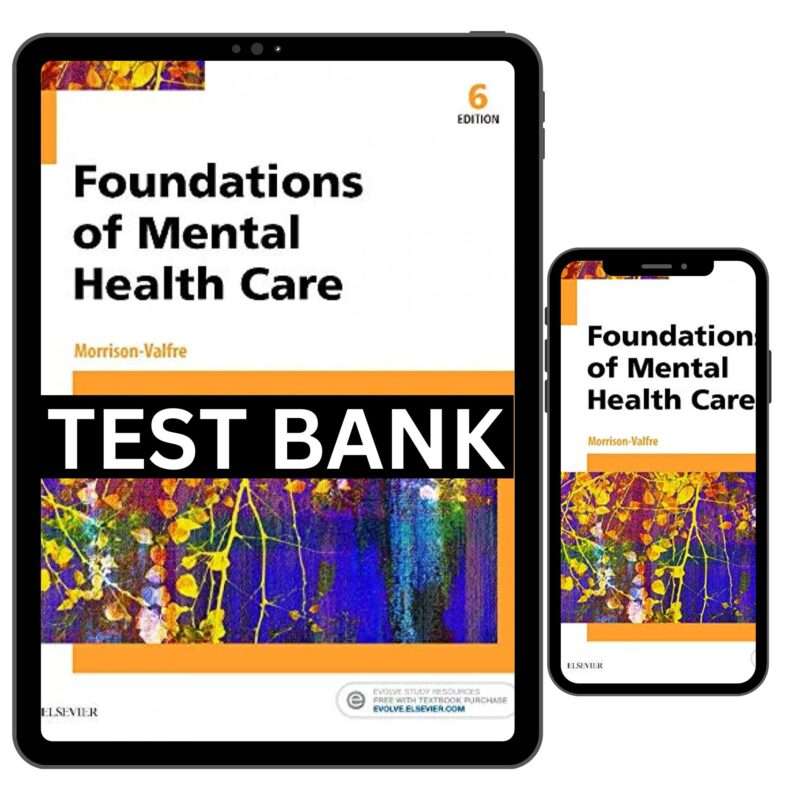 Foundations Of Mental Health Care 6th Edition By Morrison-Valfre Test Bank