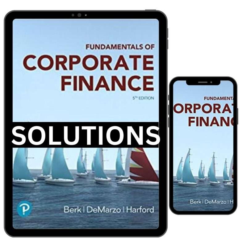 Fundamentals Corporate Finance 5th Solutions Manual