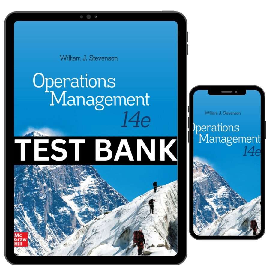 Operations Management, 14th Test Bank