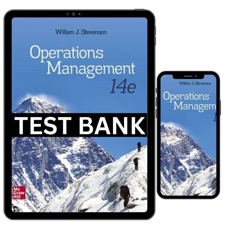 Test Bank For Operations Management, 14th