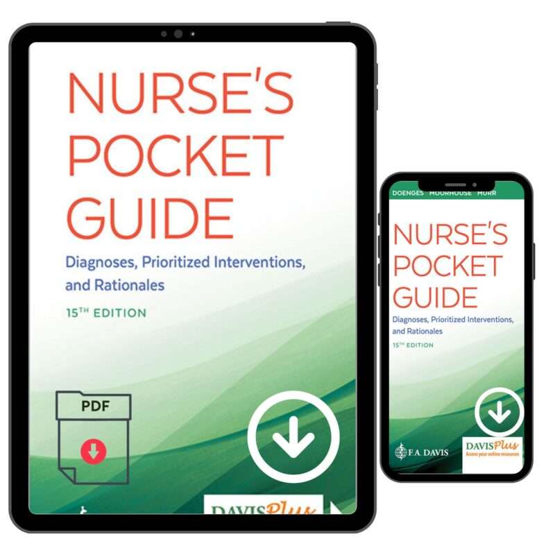 Nurse Pocket Guide Diagnoses, Prioritized Interventions and Rationales 15th Textbook